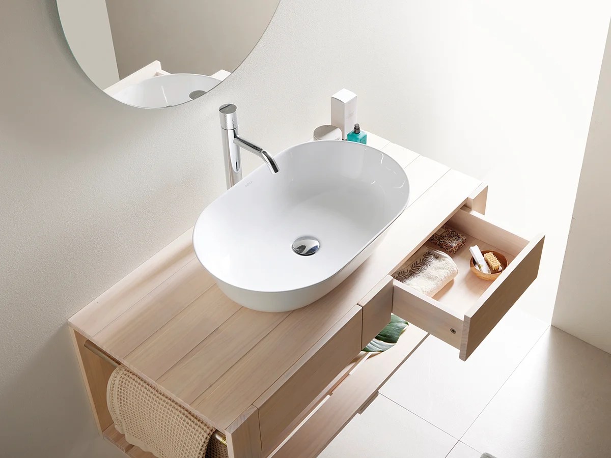 Lavoar pe blat BATHCO Davos Rectangular 580×380 4237