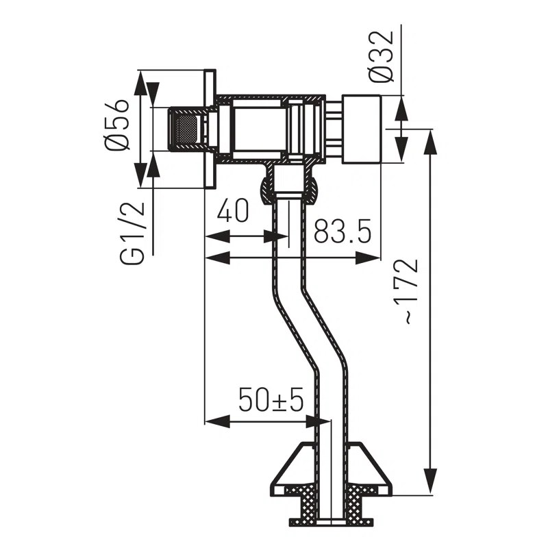 Baterie FERRO Z211 (pisoar temporizat)