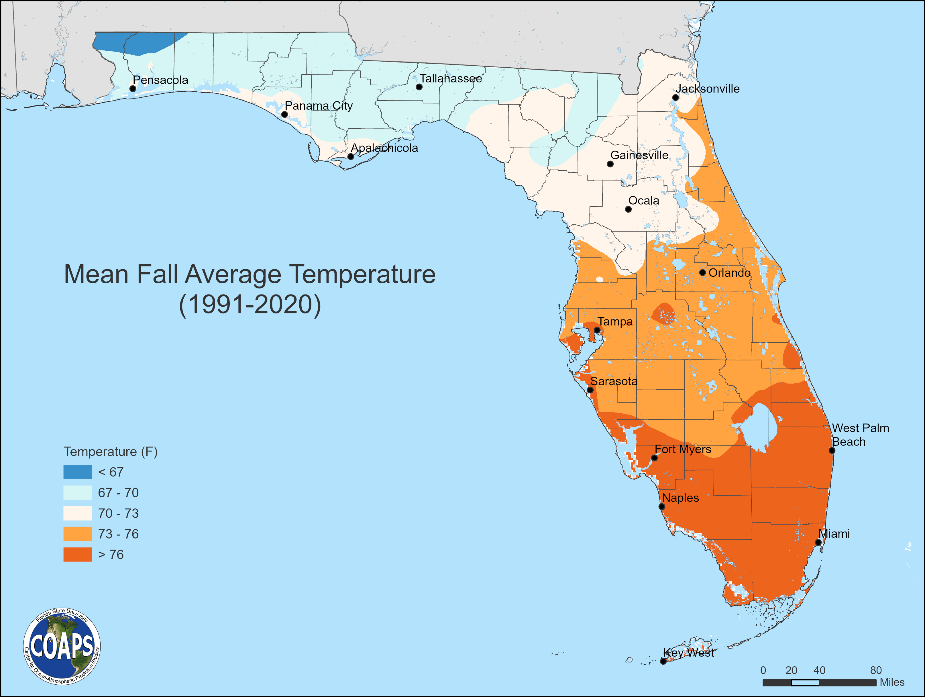 Temperature Chart For Daytona Florida Springs Back To Comfortable TMEAN Fall 