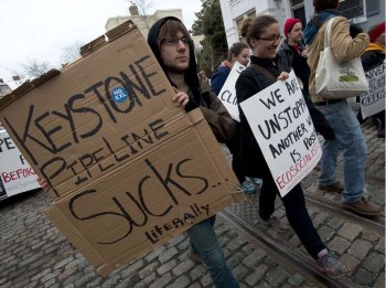 keystone xl pipeline protesters