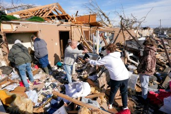 tornado damage aftermath