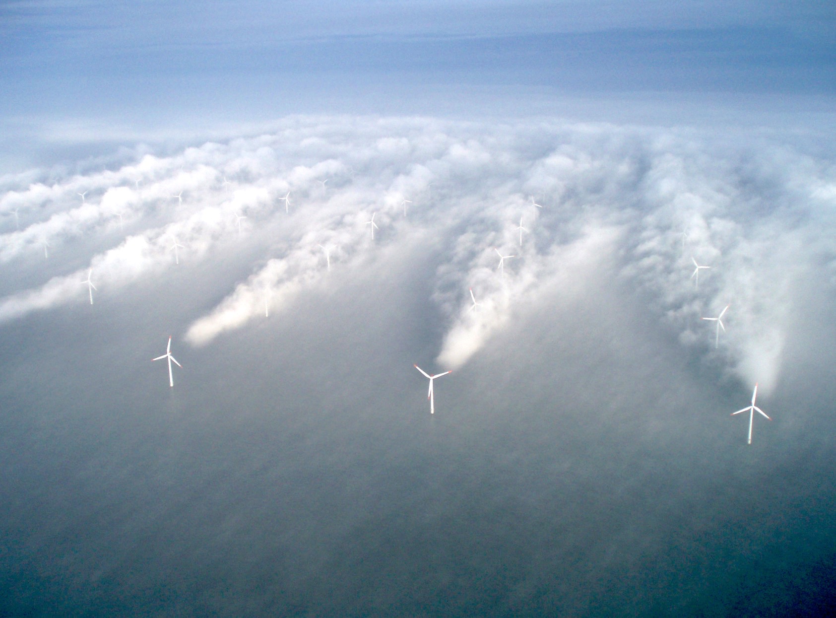 offshore wind wake effect