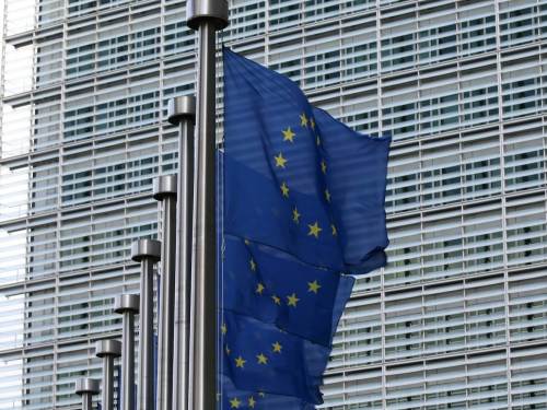 eu flags building