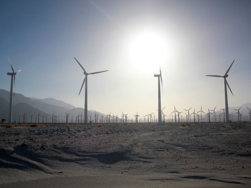 wind farm desert