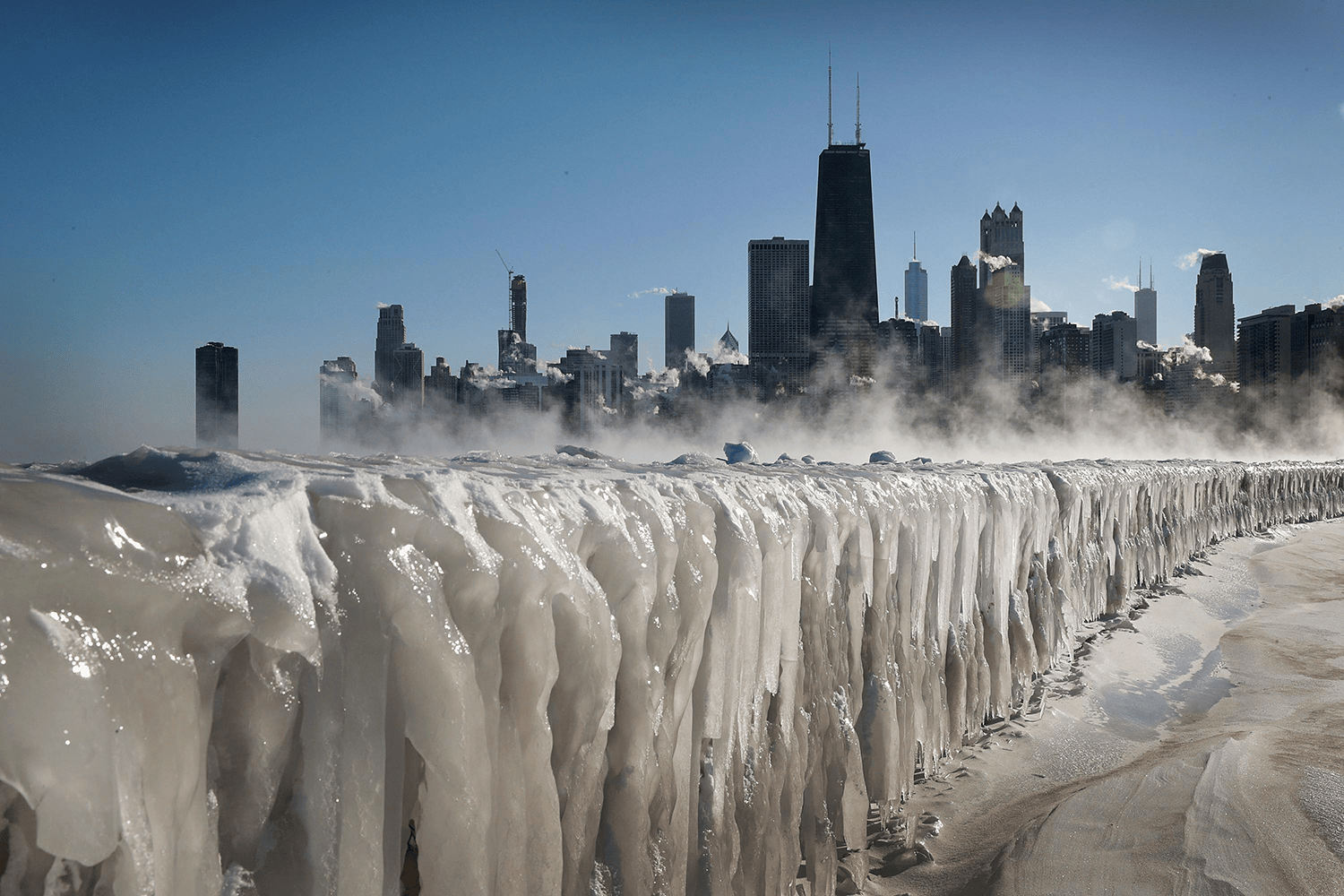 Why should global warming behind America’s snowstorms and bitter cold?