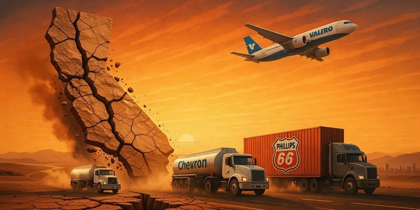 California Importing Foreign Fuel After Running Refineries Out of Town