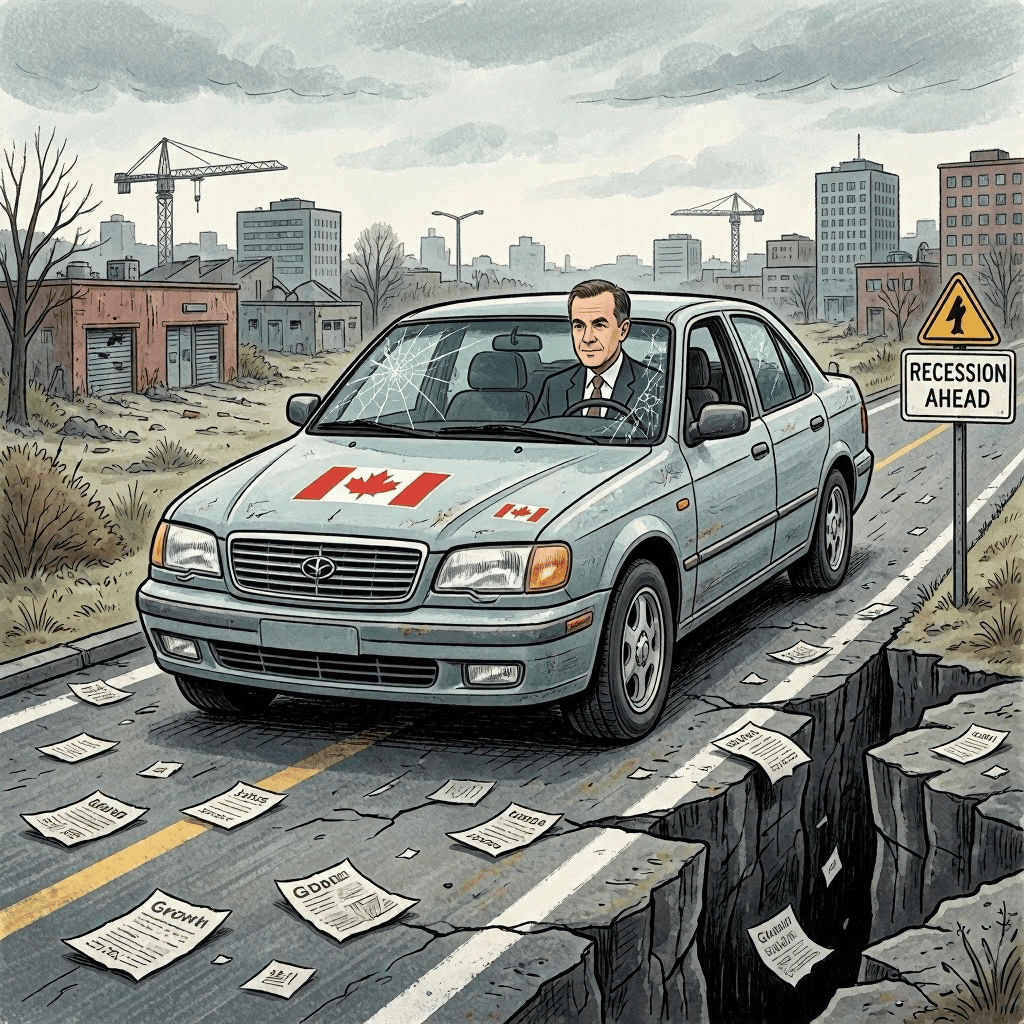Carney Drives Canada Into Recession