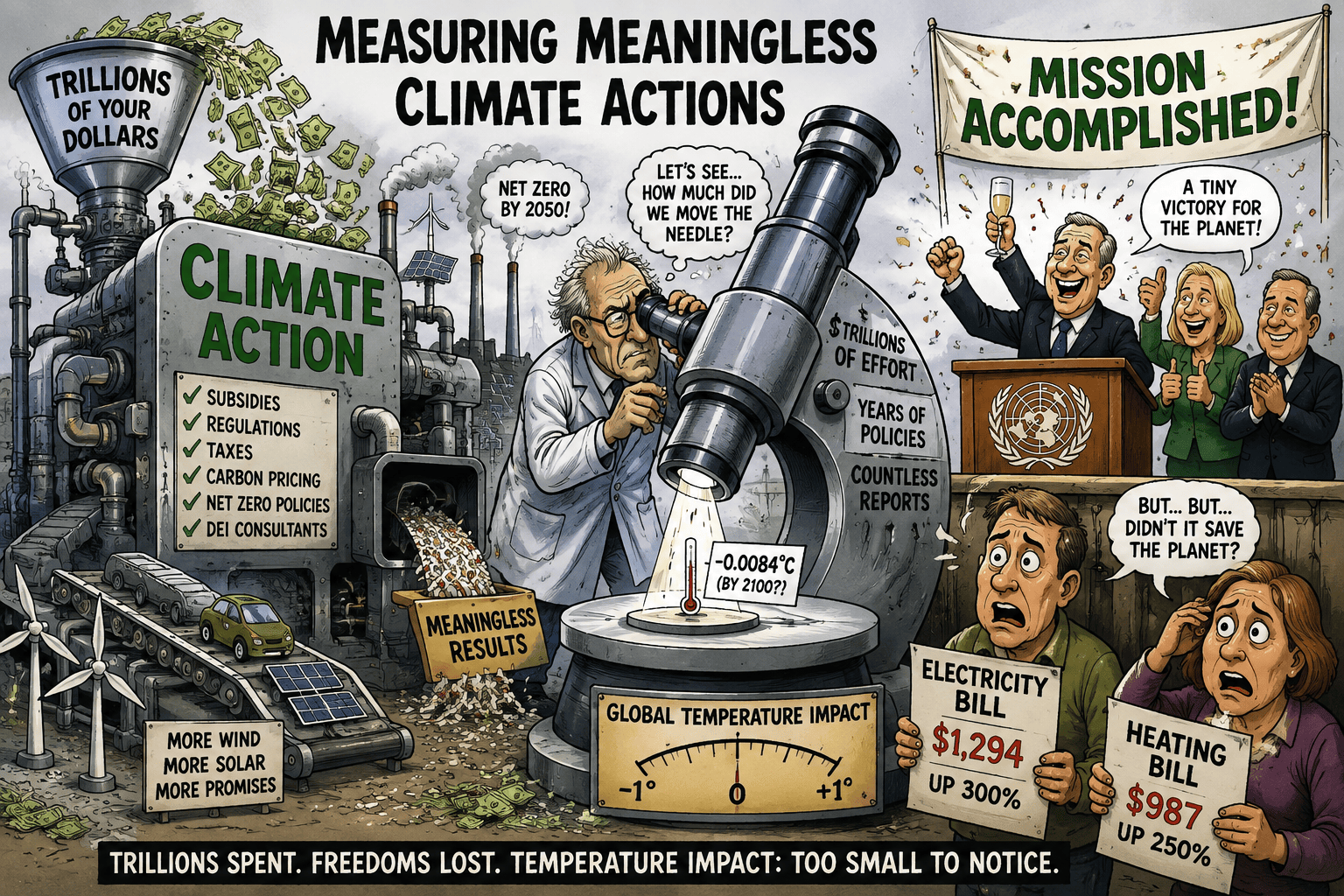 Measuring Meaningless Climate Actions