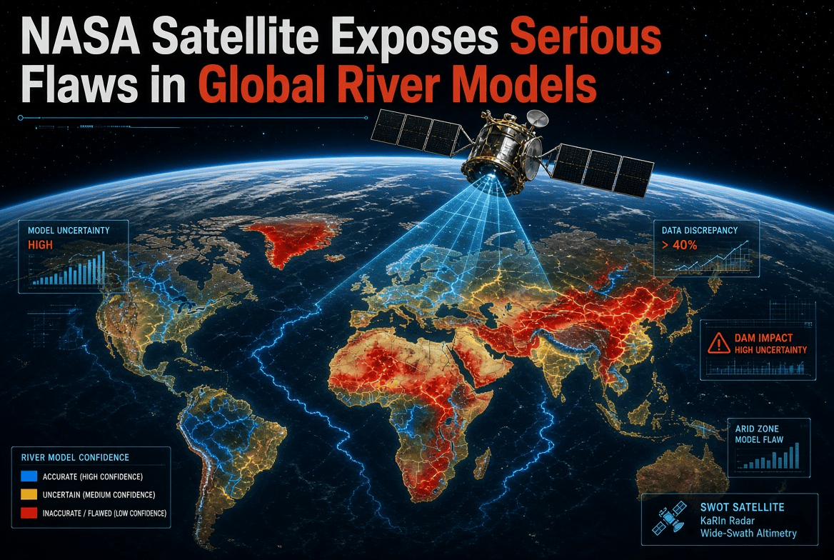 NASA Satellite Exposes Serious Flaws in Global River Models