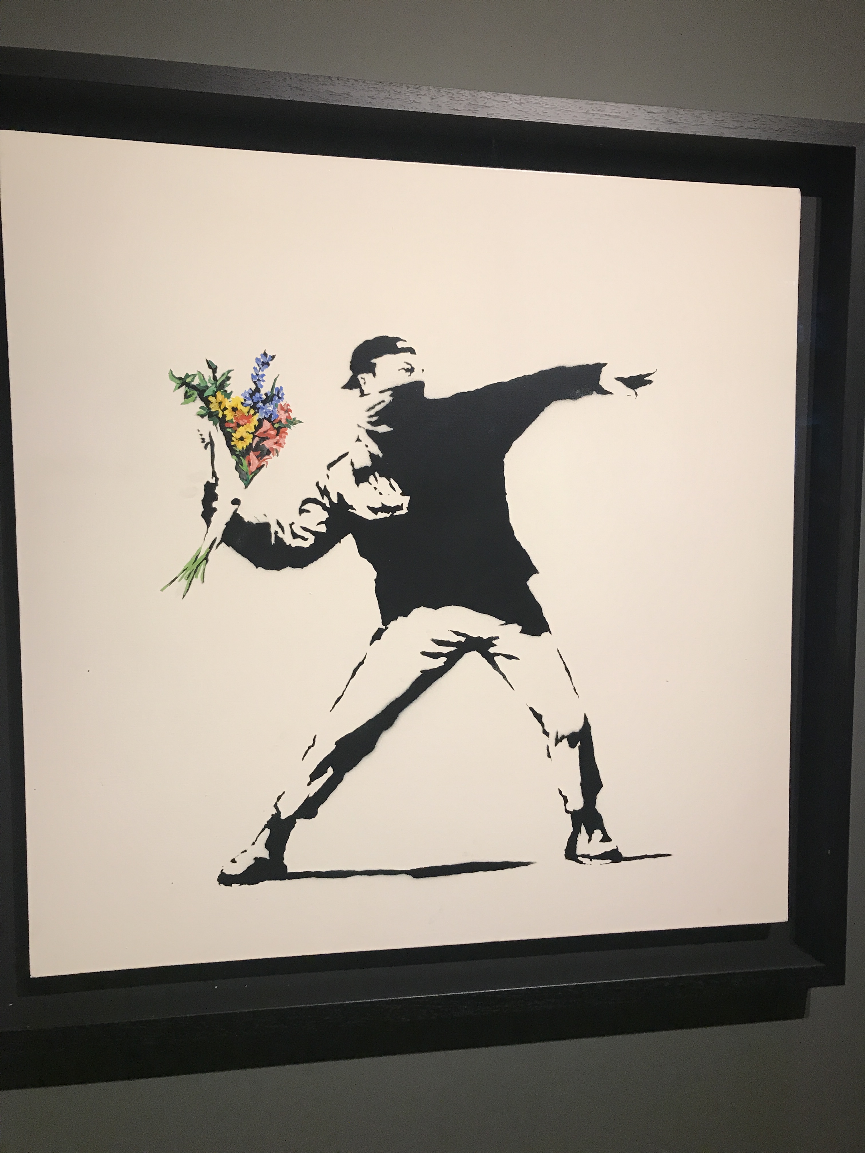 Banksy's "Flower Thrower"