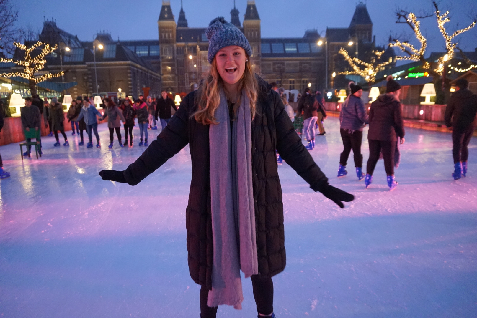 Ice Skating at the museums