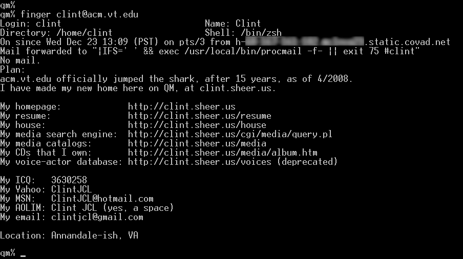 old school (non-BBS) | Claire's blog