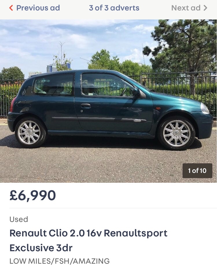 Low low mileage cars
