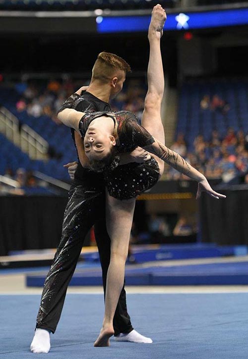 Performance_Acro Gymnastics Pair