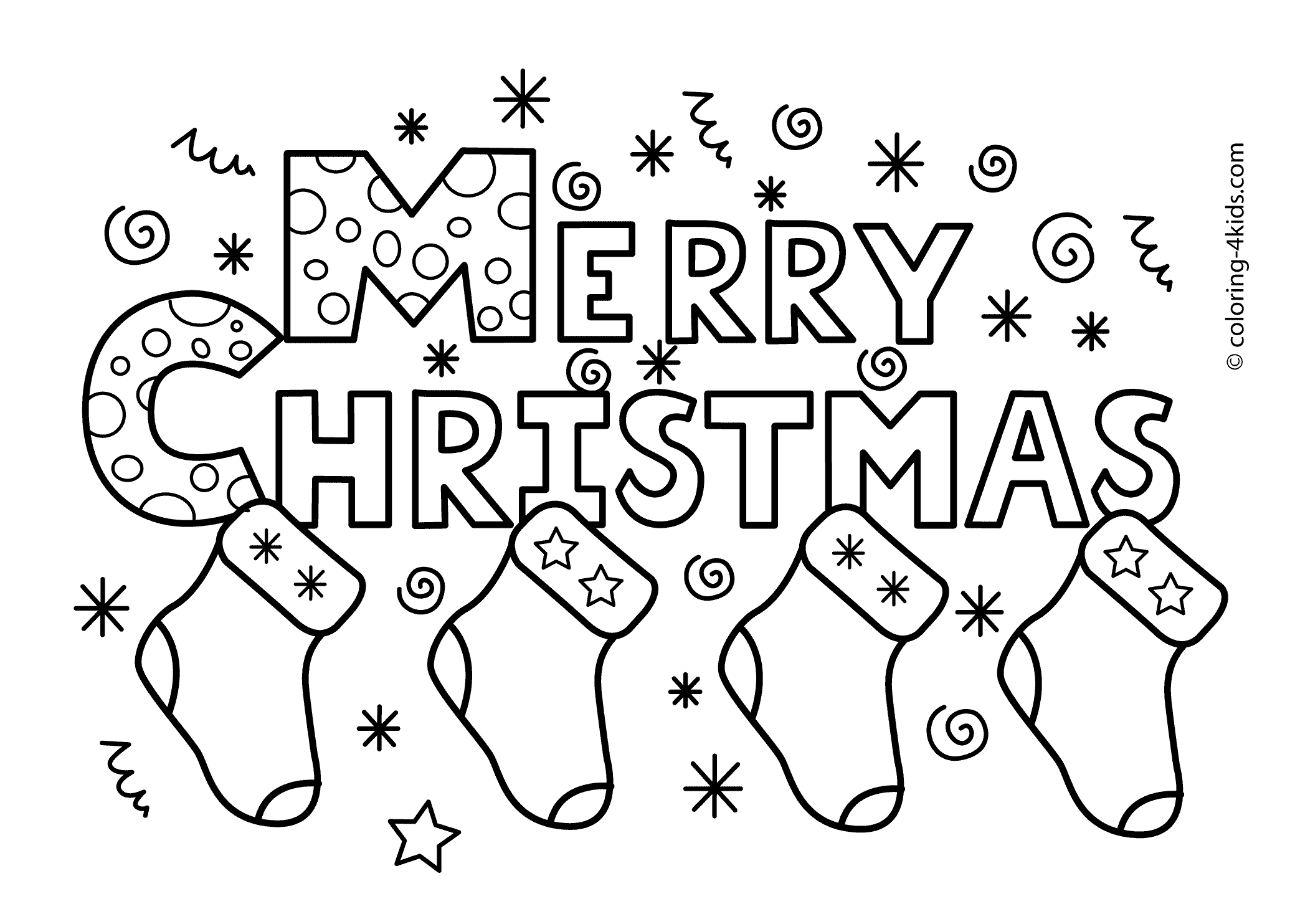 Days of christmas clip art coloring page