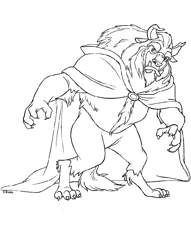 Beast coloring pages printable coloring pages