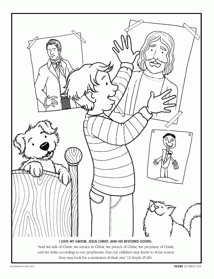 Primary 4 manual lesson 6 heavenly father commands nephi to build a ship activities from the friend: 2 Nephi Coloring Page Clip Art Library