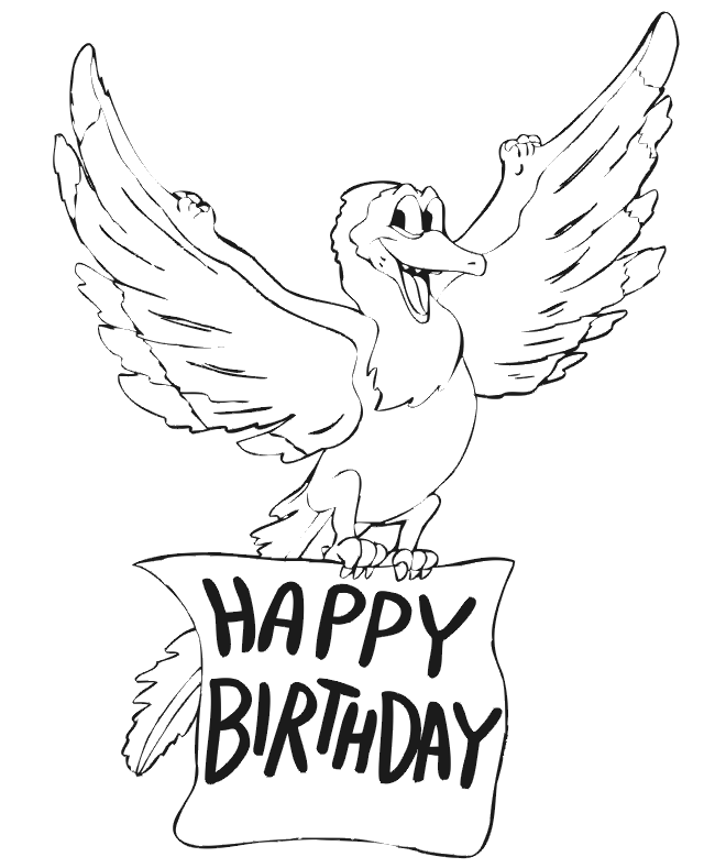 Happy birthday coloring page is an important part of big archive of coloring pages.try to use different colors, make picture happy birthday original! Free Birthday Coloring Pages For Boys Download Free Birthday Coloring Pages For Boys Png Images Free Cliparts On Clipart Library