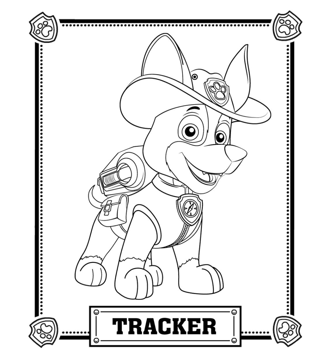 Free Printable Paw Patrol Coloring Pages For Kids