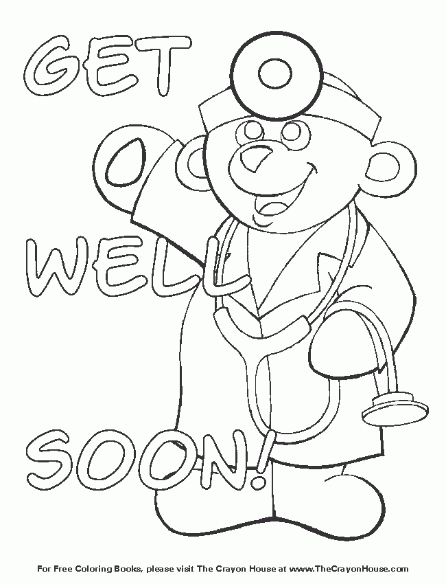 I will be able to assist in our sunday catechism better. Get Well Card Coloring Page Clip Art Library