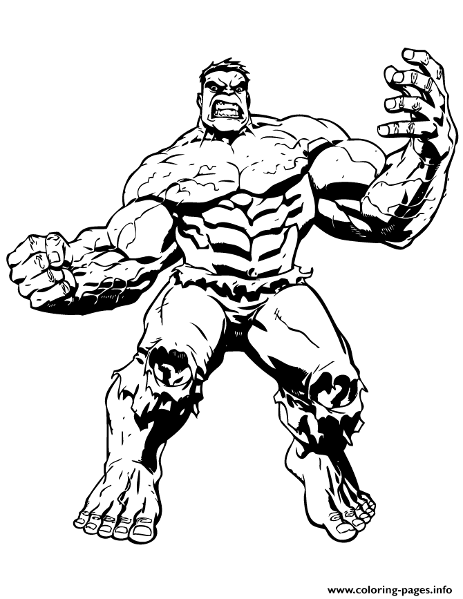 You can print or download them to color and offer them to your family and friends. Strong Hulk Coloring Page Clip Art Library