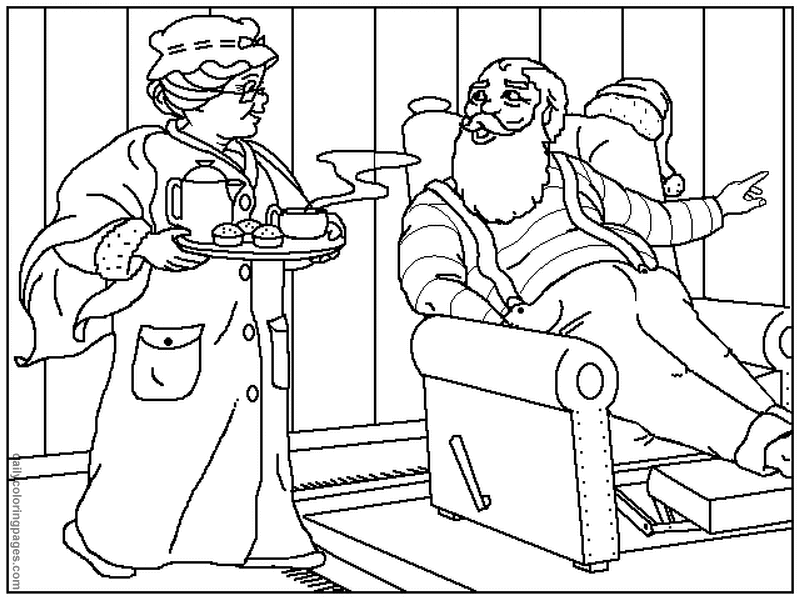Free mrs claus coloring pages, download free mrs claus coloring pages