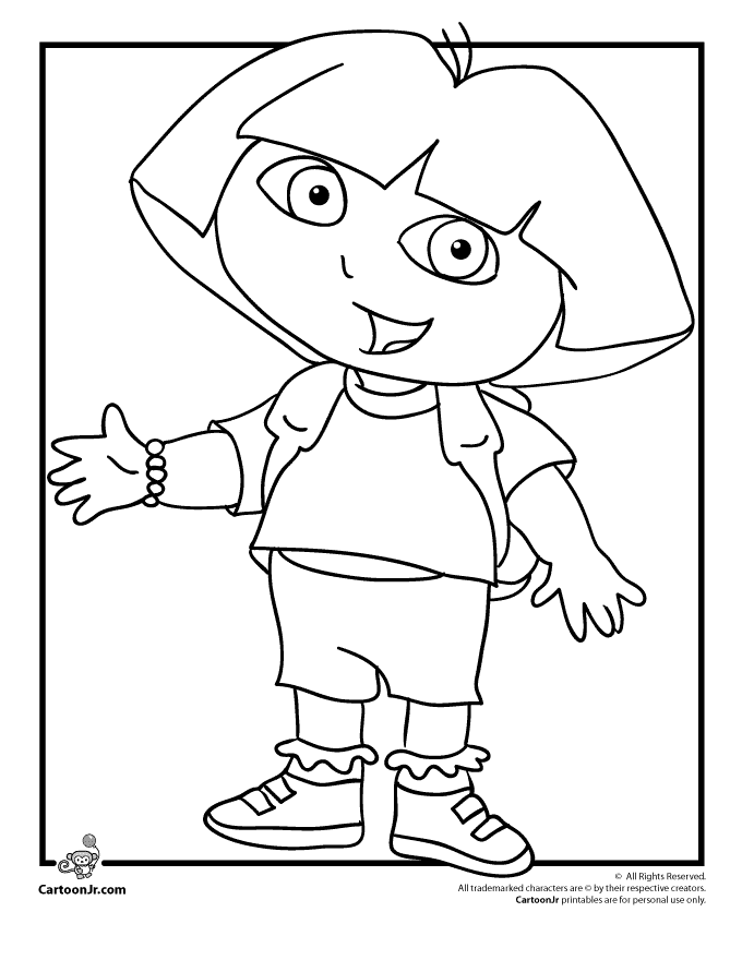 Is your kid crazy about dora the explorer? Free Dora The Explorer Coloring Books Download Free Dora The Explorer Coloring Books Png Images Free Cliparts On Clipart Library