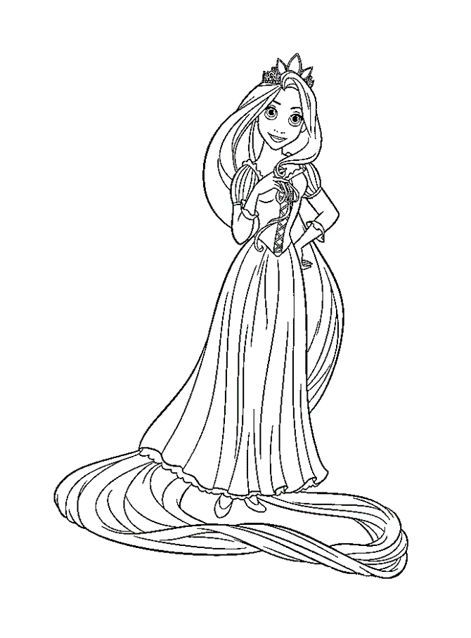 You can print or download them to color and offer them to your family and friends. Free Rapunzel Coloring Book Download Free Rapunzel Coloring Book Png Images Free Cliparts On Clipart Library