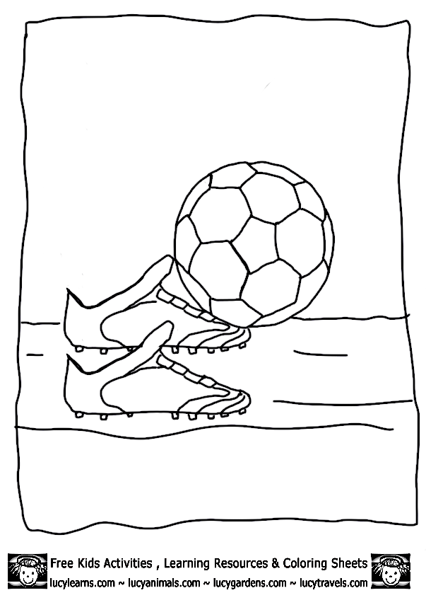 These alphabet coloring sheets will help little ones identify uppercase and lowercase versions of each letter. Free Soccer Ball Pictures To Color Download Free Soccer Ball Pictures To Color Png Images Free Cliparts On Clipart Library