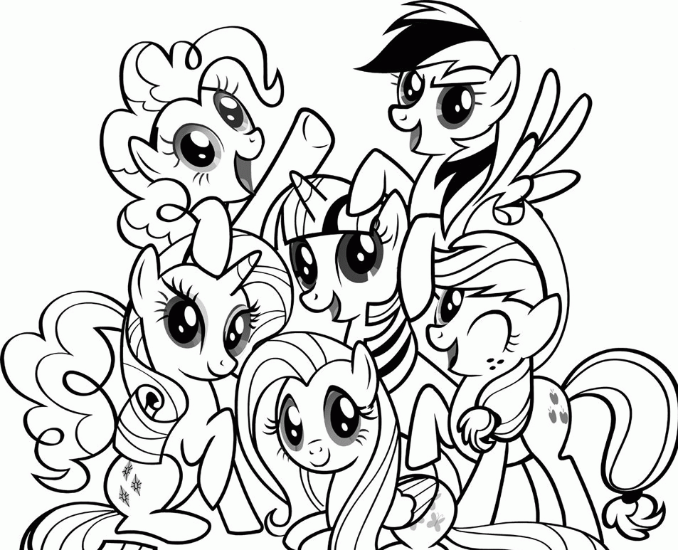 Easy coloring pages for kids my little pony. Free My Little Pony Coloring Games Download Free My Little Pony Coloring Games Png Images Free Cliparts On Clipart Library