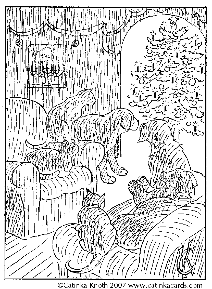 Help your kids celebrate by printing these free coloring pages, which they can give to siblings, classmates, family members, and other important people in their lives. Free Christmas Coloring Pages Of A Dog Download Free Christmas Coloring Pages Of A Dog Png Images Free Cliparts On Clipart Library