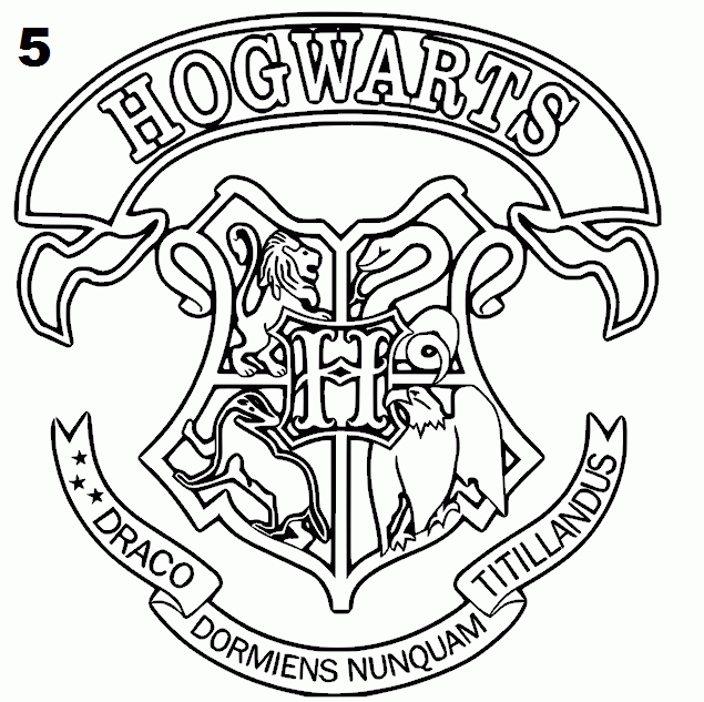 If you swear your hogwarts admissions lett. Harry Potter House Coloring Page Clip Art Library