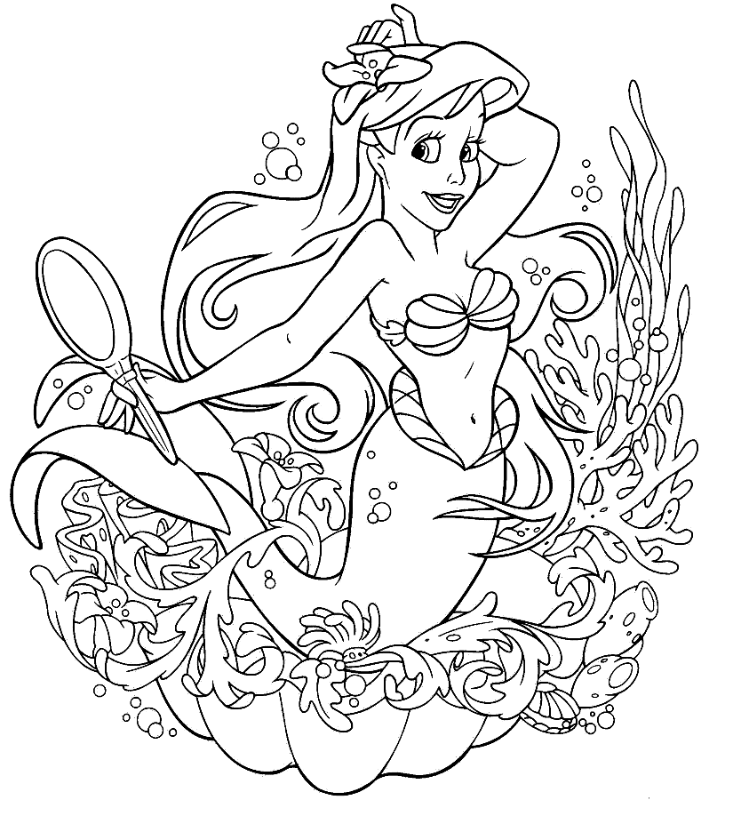 When we think of october holidays, most of us think of halloween. Free Ariel Coloring Book Download Free Ariel Coloring Book Png Images Free Cliparts On Clipart Library