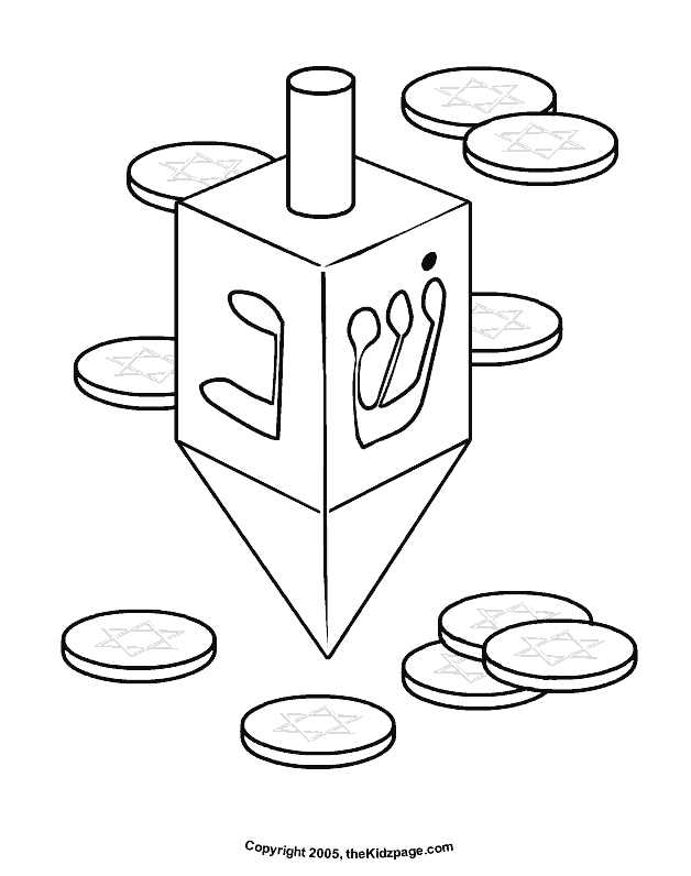 Chanukah coloring sheets