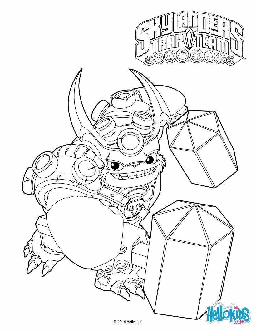 Free Printable Skylander Giants Coloring Pages For Kids Valentine Coloring Pages Kids Printable Coloring Pages Bird Coloring Pages