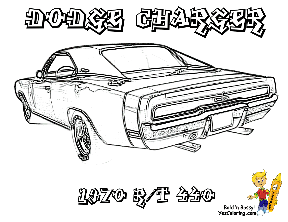 Dodge hellcat coloring pages coloring pages