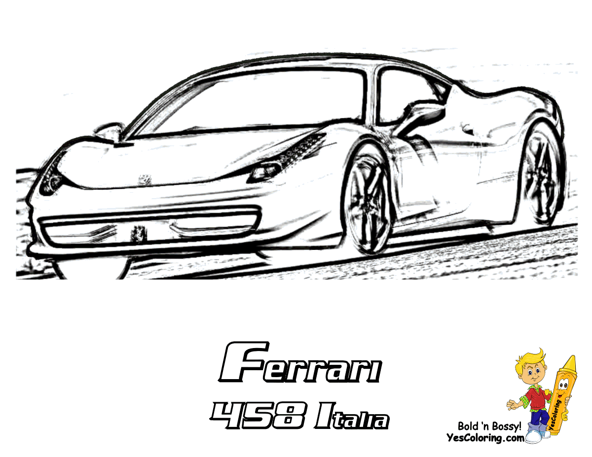 Ferrari Laferrari Ausmalbilder Ultra Coloring Pages