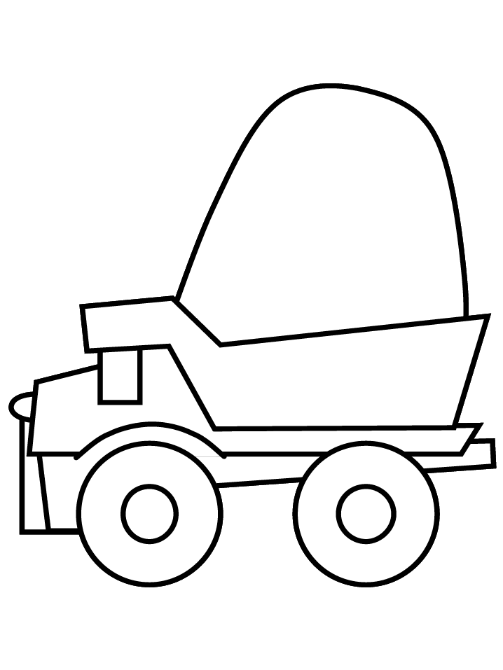 Free dump truck coloring page, download free dump truck coloring page