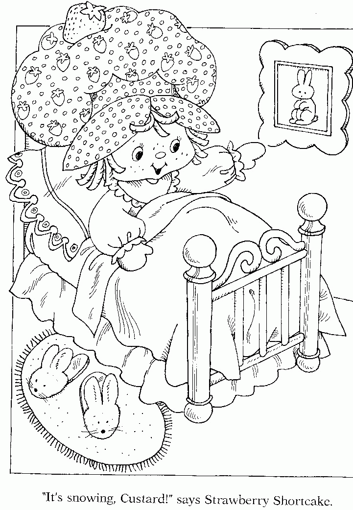 Strawberry shortcake apple dumplin coloring pages