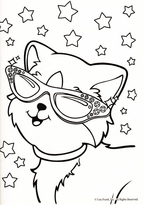 printable lisa frank coloring pages clip art library
