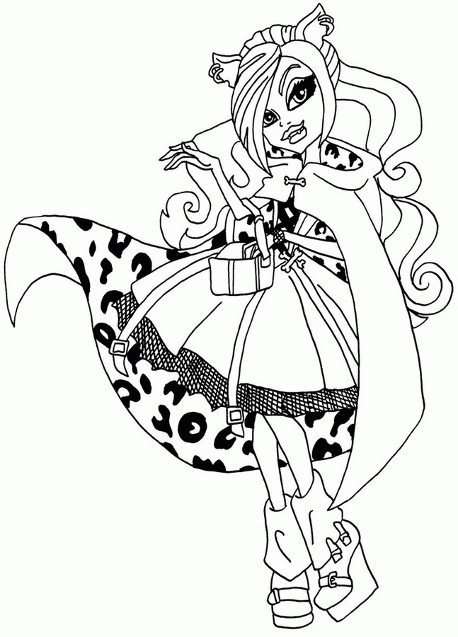 Dessins Gratuits A Colorier Coloriage Monster High Baby A Imprimer