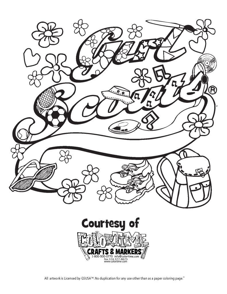 100% free sweet treats coloring pages. Brownie Girl Scout Printables Coloring Sheets Clip Art Library