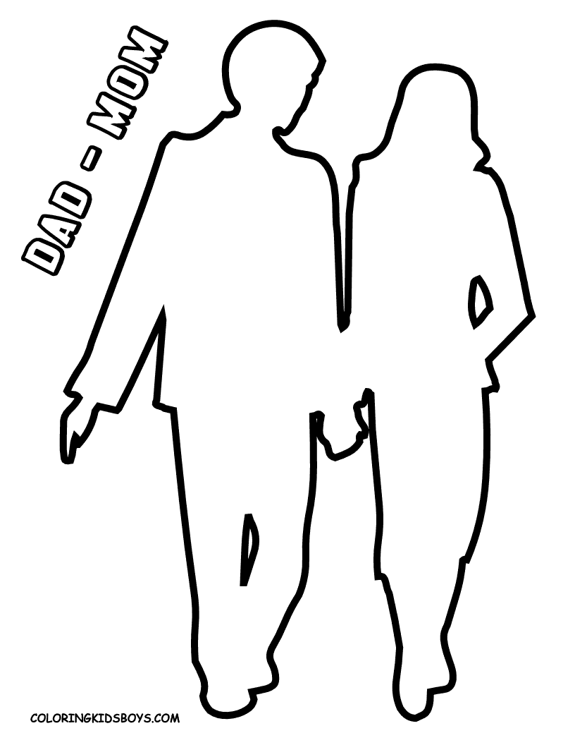 Free mom and dad coloring pages, download free mom and dad coloring