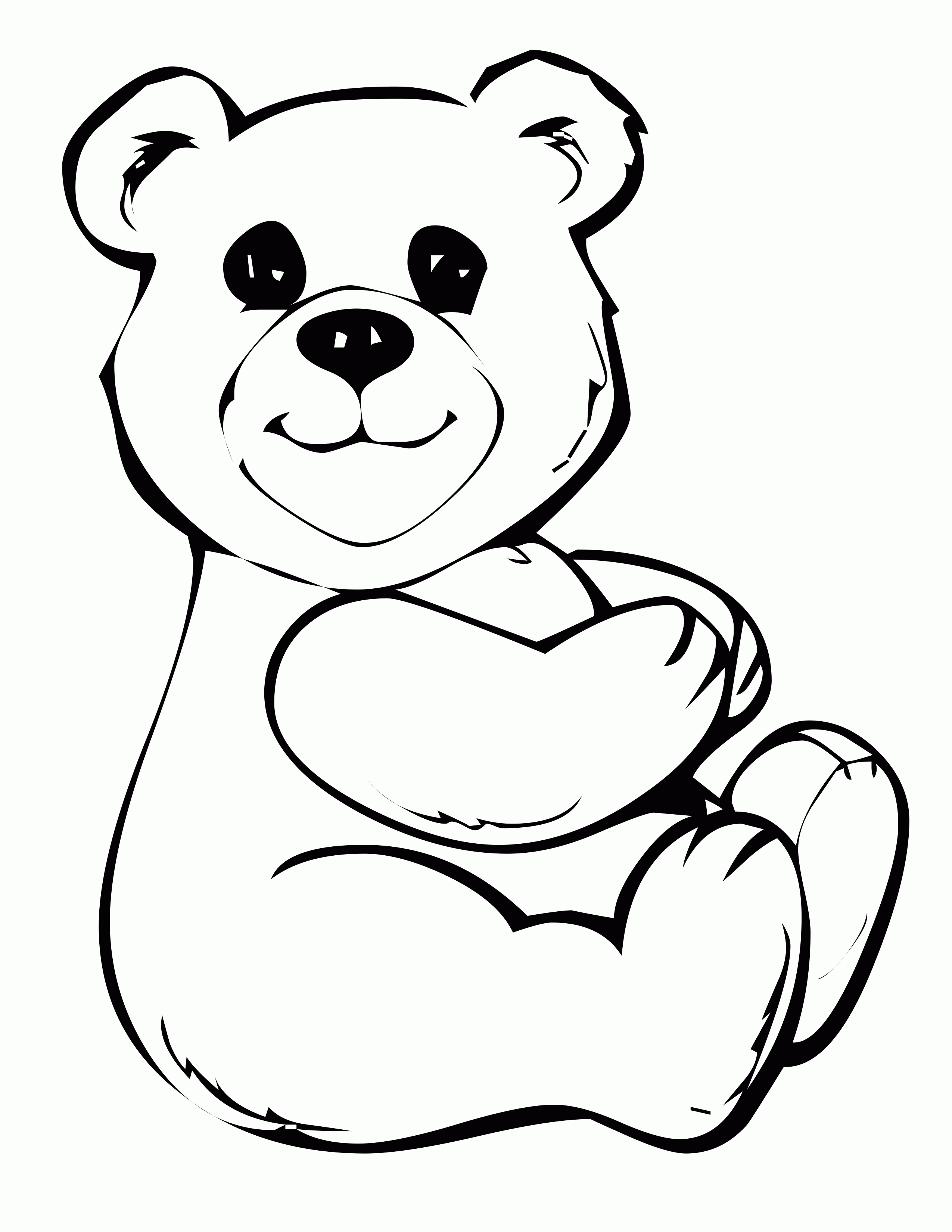 Will you chose cute bear cub ? Free Coloring Pages Teddy Bear Download Free Coloring Pages Teddy Bear Png Images Free Cliparts On Clipart Library