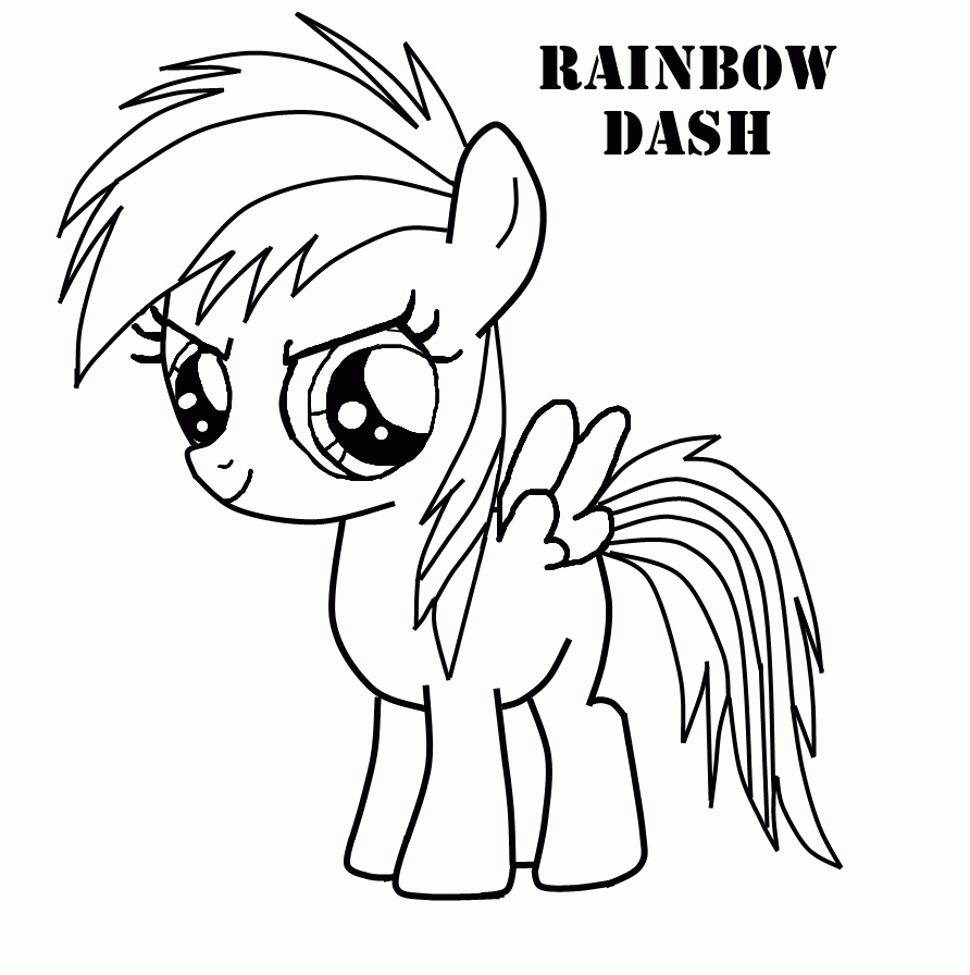 By best coloring pages may 29th 2017. Mlp Rainbow Dash Colouring Pages Clip Art Library