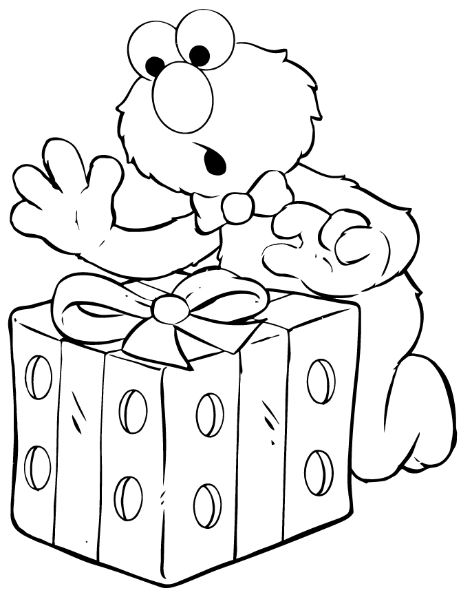 Elmo happy birthday coloring sheets