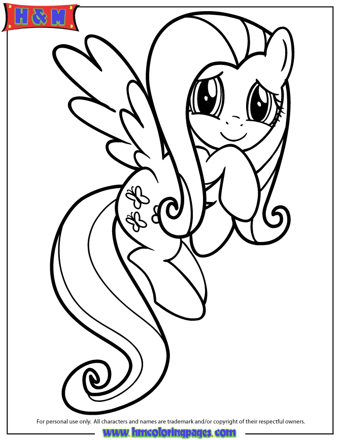 Free my little pony coloring pages fluttershy, download free my little