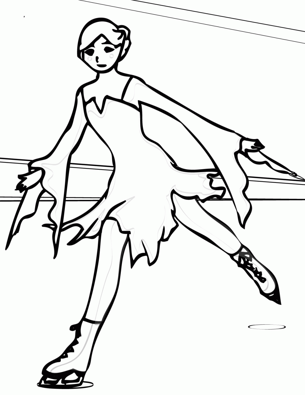 School's out for summer, so keep kids of all ages busy with summer coloring sheets. Ice Skating Clipart Coloring Pages Clip Art Library