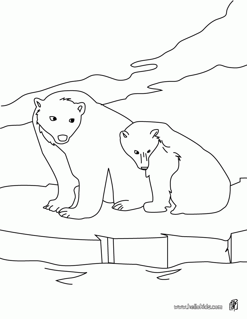 Free free printable arctic animals coloring pages, download free free