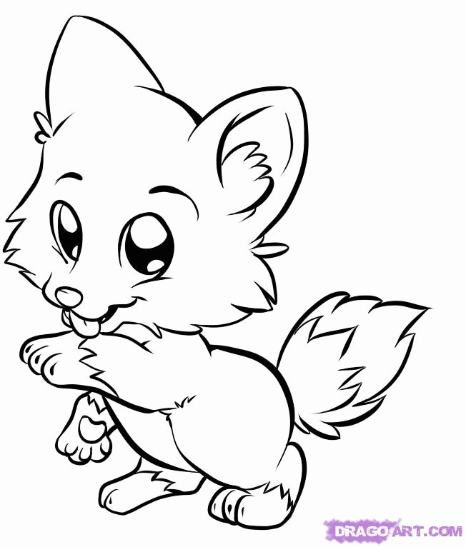 Plus, it's an easy way to celebrate each season or special holidays. Cute Cartoon Baby Animal Coloring Pages Clip Art Library